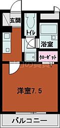 OnesOwn 1Kの間取図画像