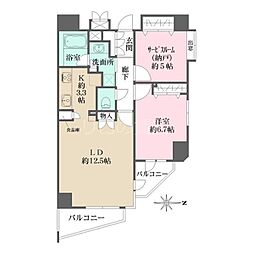 エグゼプリュート大師駅前 1SLDKの間取図画像