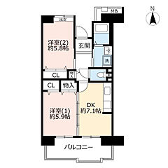 物件の間取り