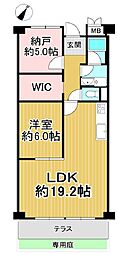間取図画像 2SLDK