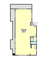 豊強ビル ワンルームの間取図画像