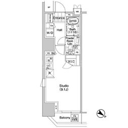 COMFORIA蒲田 ワンルームの間取図画像