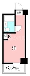 トップルーム品川 ワンルームの間取図画像
