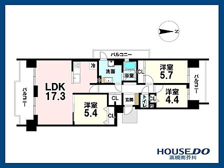 3LDK 間取り