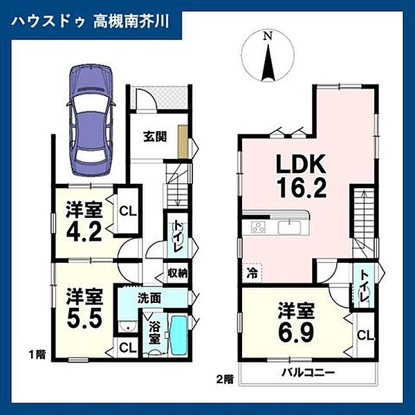 間取りを拡大表示