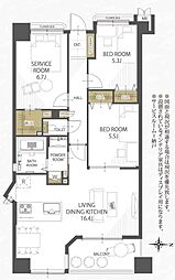 間取図画像 3SLDK