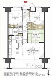ポレスター前橋本町 3LDKの間取図画像