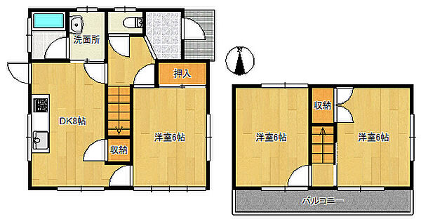 間取りを拡大表示