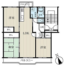 間取図画像 3LDK