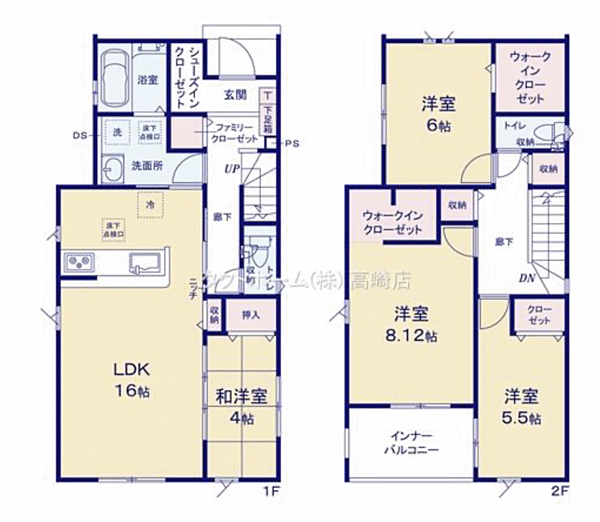 間取りを拡大表示