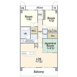 間取図画像 3LDK