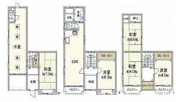 間取りを拡大表示
