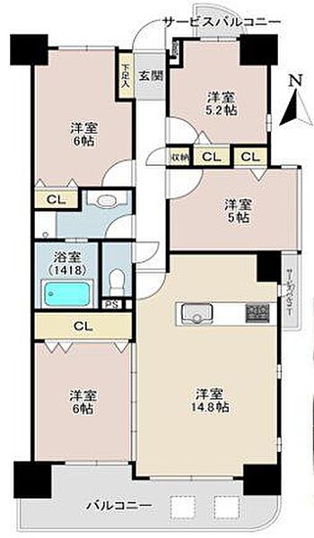 間取りを拡大表示