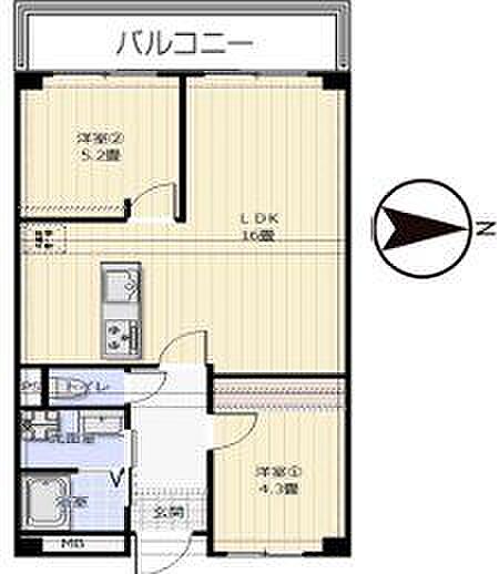 間取りを拡大表示
