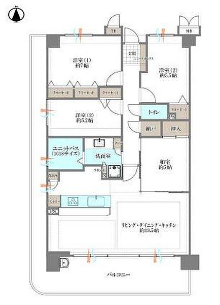 間取りを拡大表示