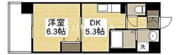 ソフィアOSK 1DKの間取図画像