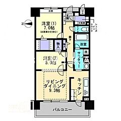物件の間取り