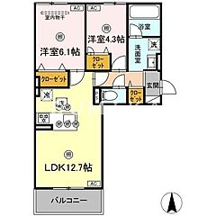 物件の間取り