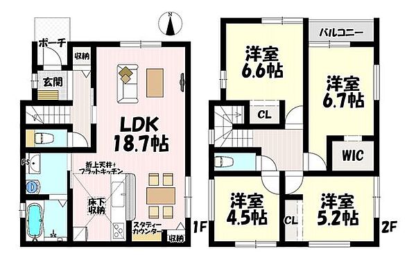 間取りを拡大表示