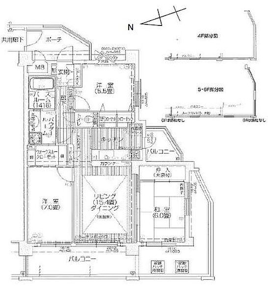 間取りを拡大表示