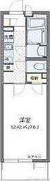 クレイノルヴェール千里丘 1Kの間取図画像