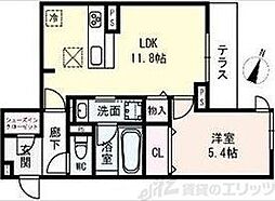 クラシスト瑞光 1LDKの間取図画像