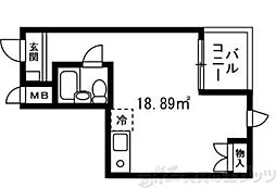 メゾンプリムローズ ワンルームの間取図画像