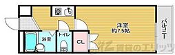 チェルシー 1Kの間取図画像