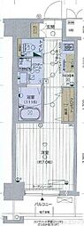 ファーストステージ北大阪レジデンス 1Kの間取図画像