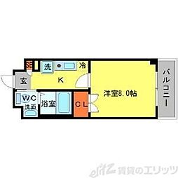 シプレス 1Kの間取図画像