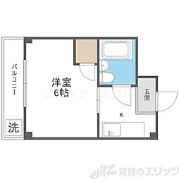 SUNS本庄公園 1Kの間取図画像