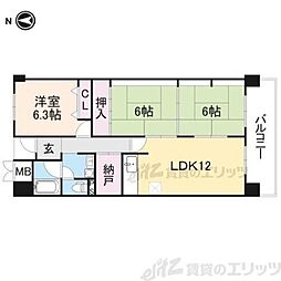 間取図画像 3LDK