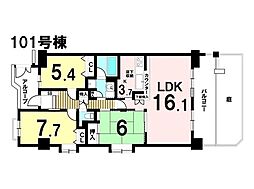 間取図画像 3LDK