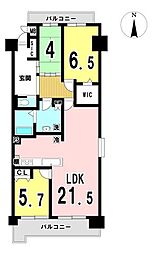 間取図画像 3LDK
