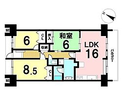 間取図画像 3LDK