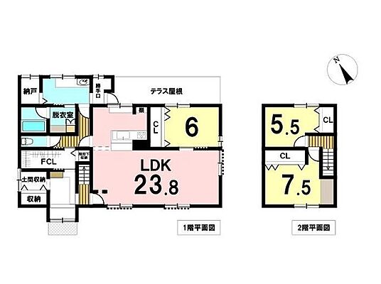 間取り 四日市市東日野町　中古一戸建て