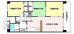 間取図画像 3LDK