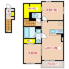 物件の間取り
