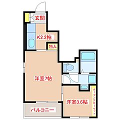 物件の間取り