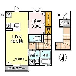 間取図画像 1LDK