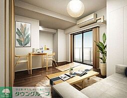 ラグゼナ北千住II 603 6階1LDKのリビング/ダイニング