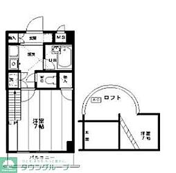 KFビル 1Kの間取図画像