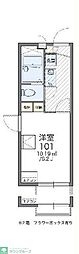 レオパレス加平壱番館 1Kの間取図画像