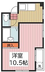 瀬崎ハイツ 1Kの間取図画像