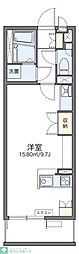 レオネクストグランフォーレスト ワンルームの間取図画像