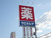 ウエルシア 340m