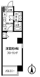 BauHaus 1Kの間取図画像
