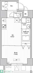CREATIF押上 1DKの間取図画像