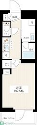 ジュイールパルフェ西新井 1Kの間取図画像