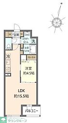 PARKSIDEVILLA 1LDKの間取図画像
